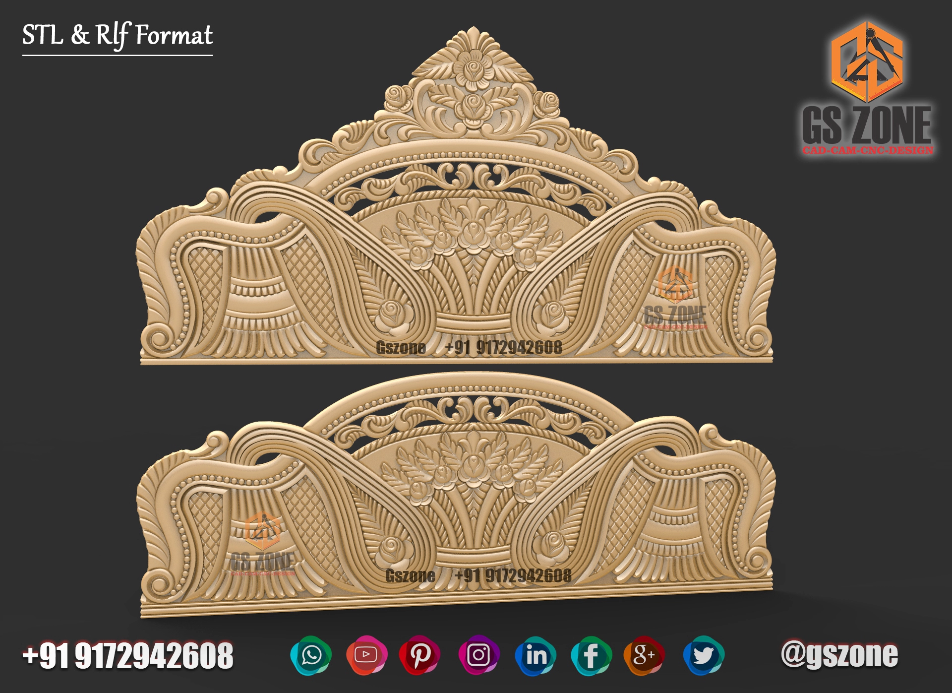 3D HB Bed With Legs Design HB-0263
