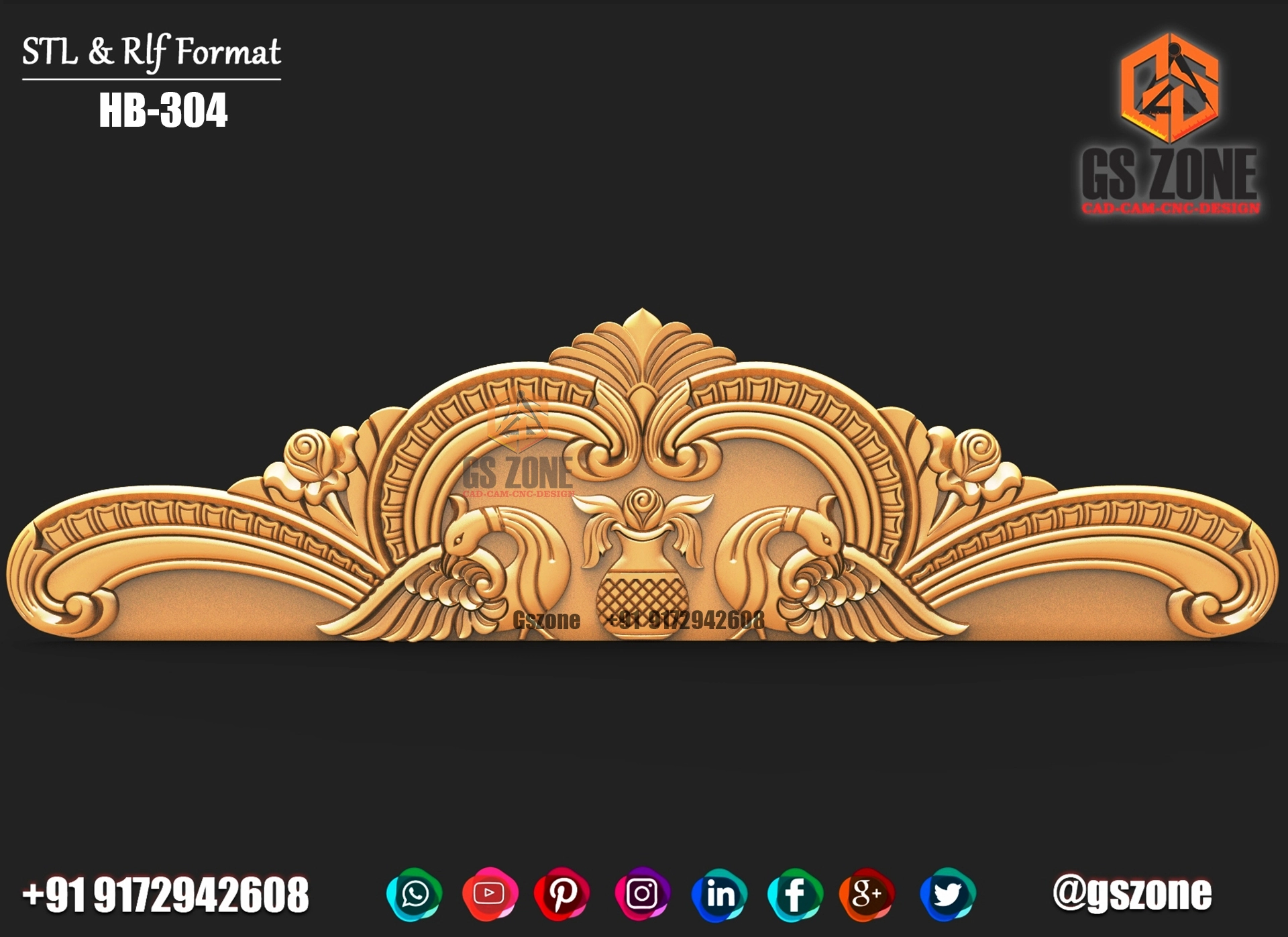 3D HB Bed With Legs Design HB-0304