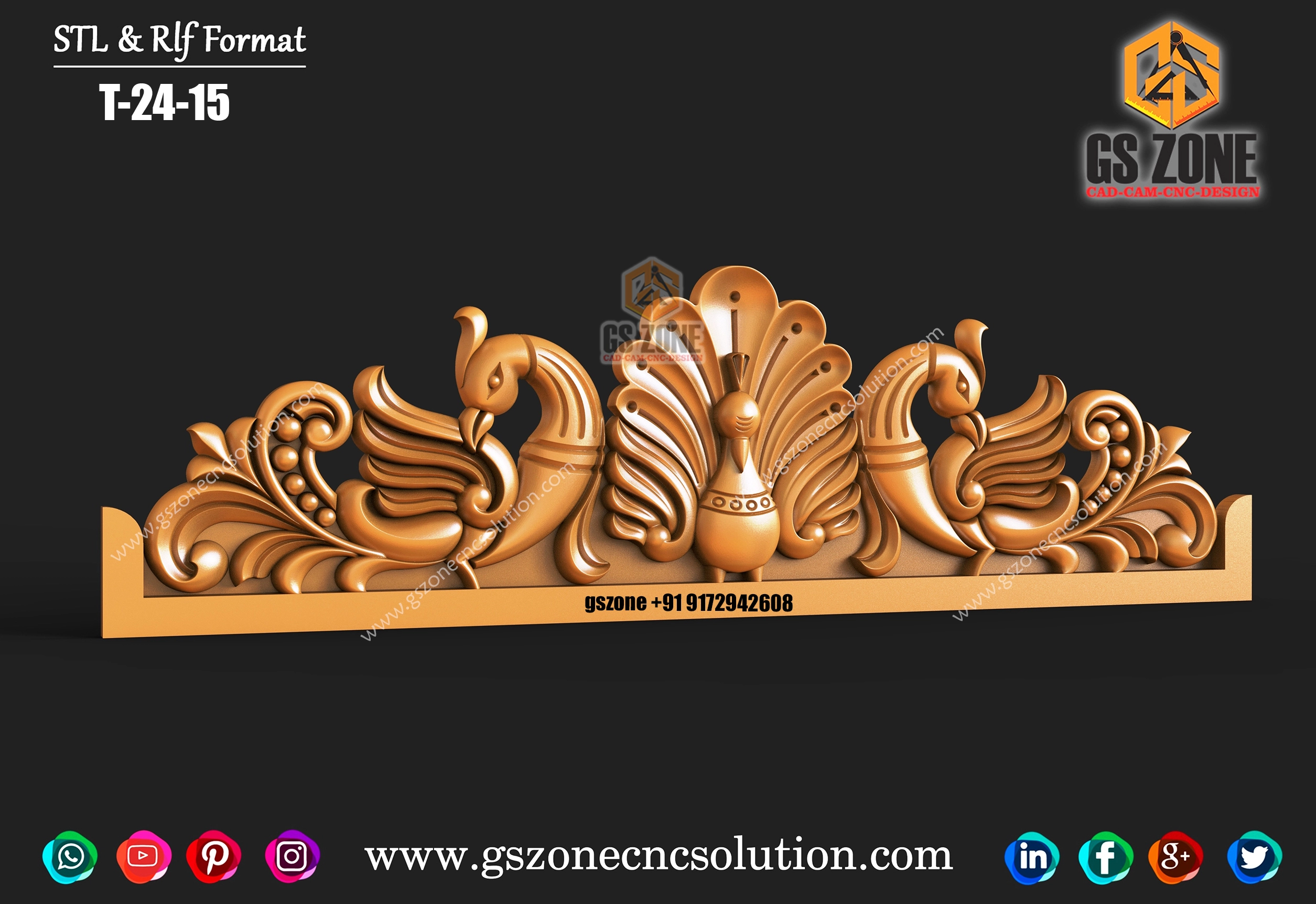 3D Temple Design T-24-15