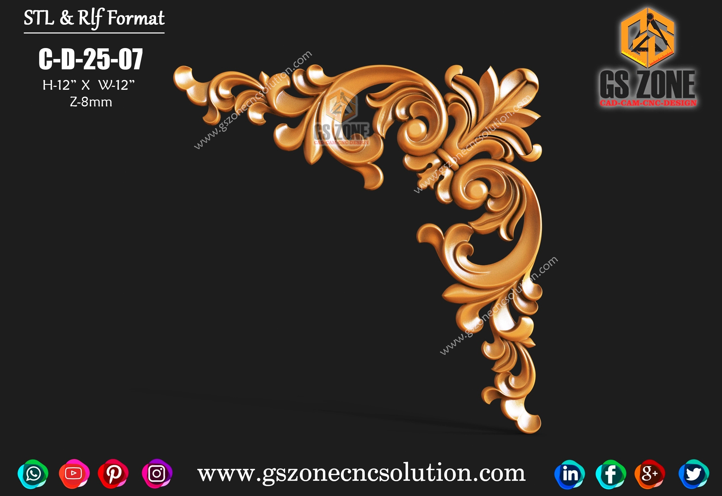 C-D-25-07 | 3D Decorative Corner Design