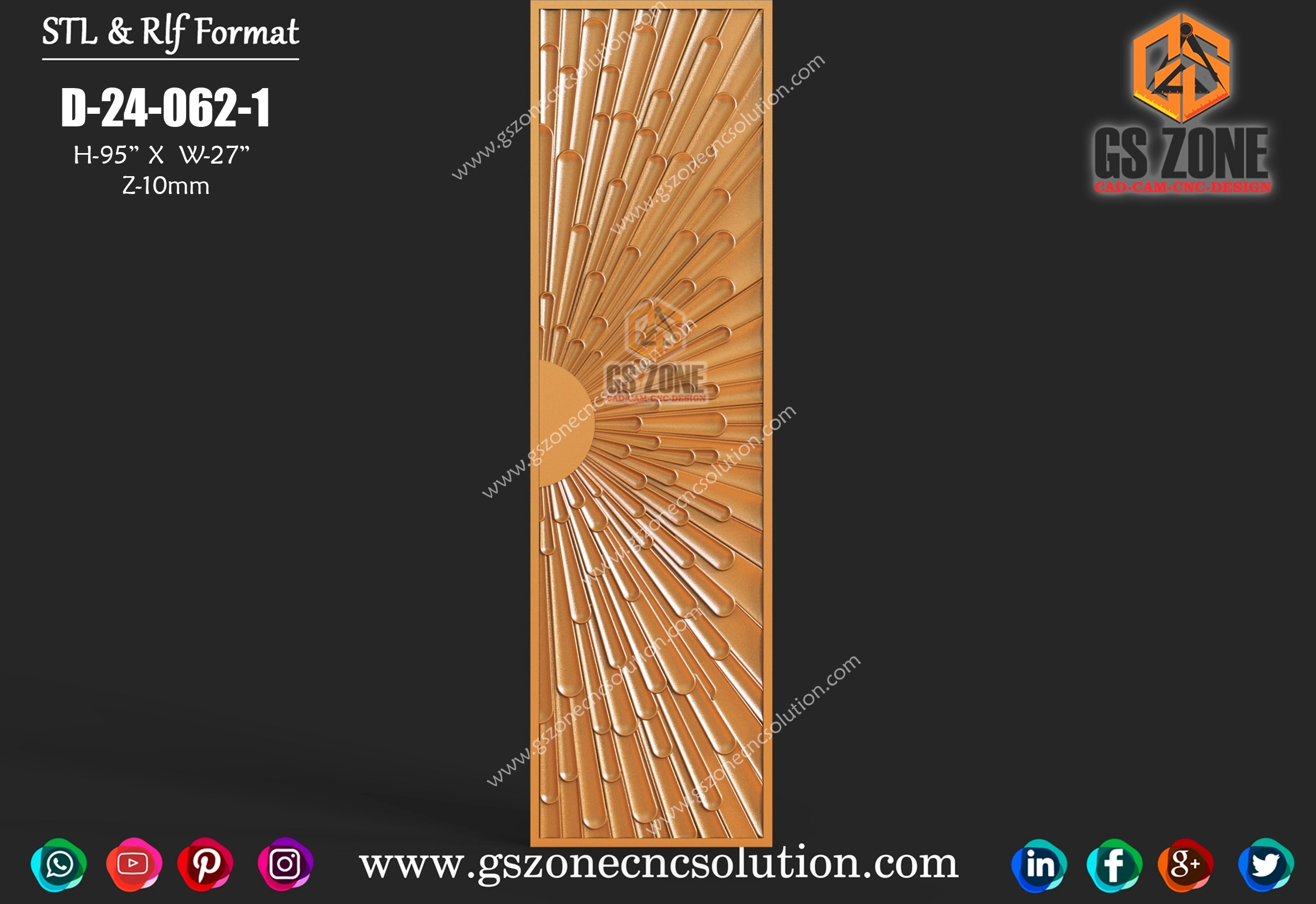 D-24-062-1 | Premium Door Texture Panel