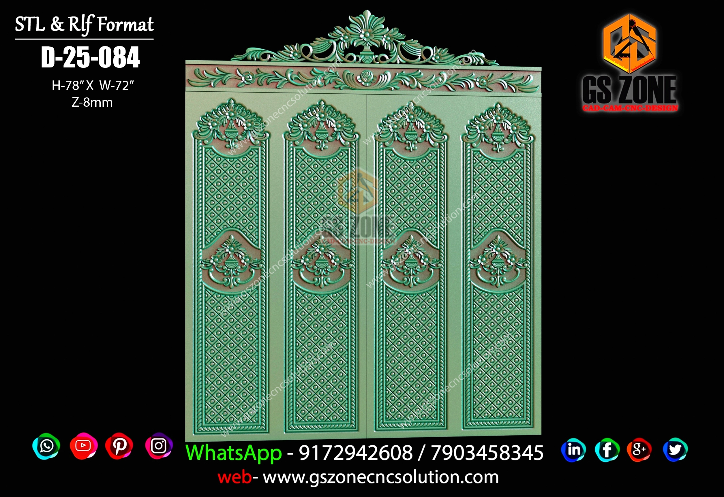 D-25-084 | Premium 3D Door Design