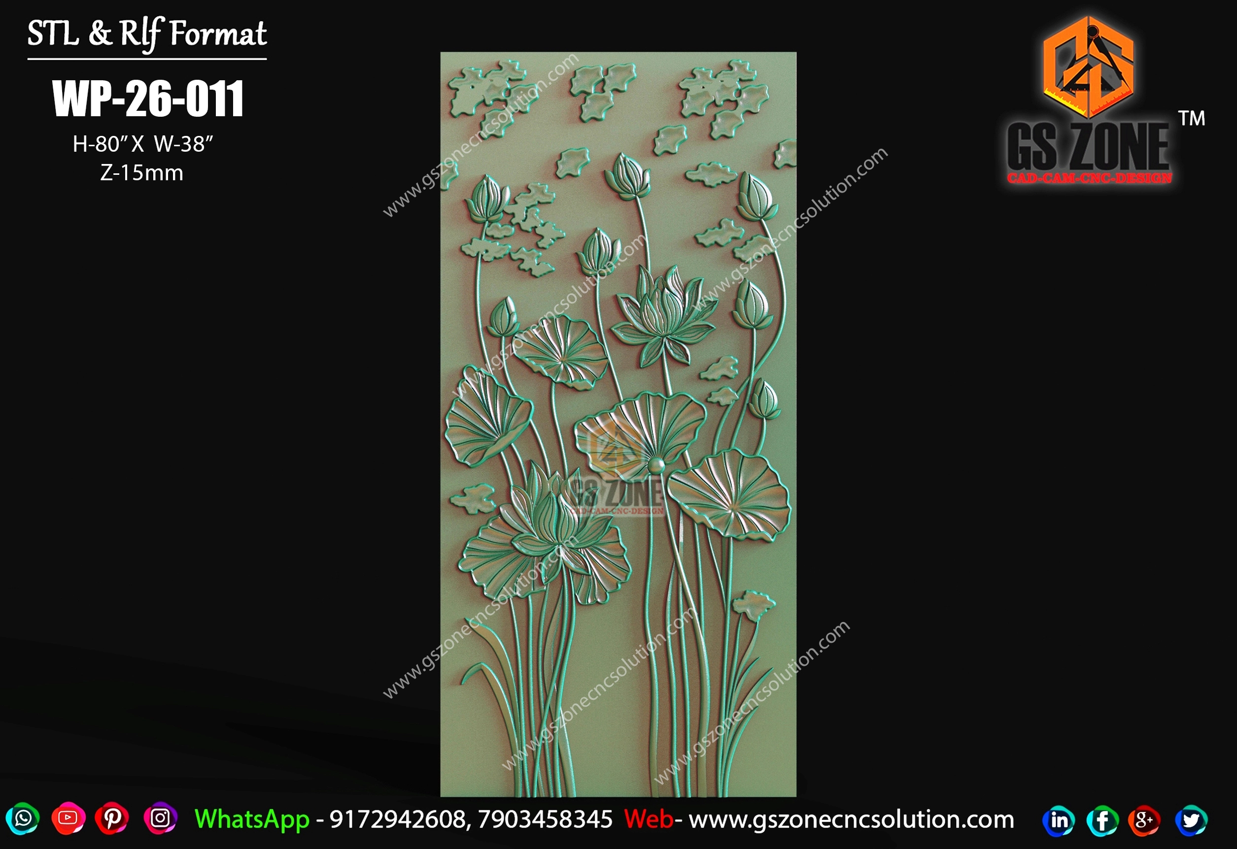 WP-26-011 Lotus Wall Panel Design