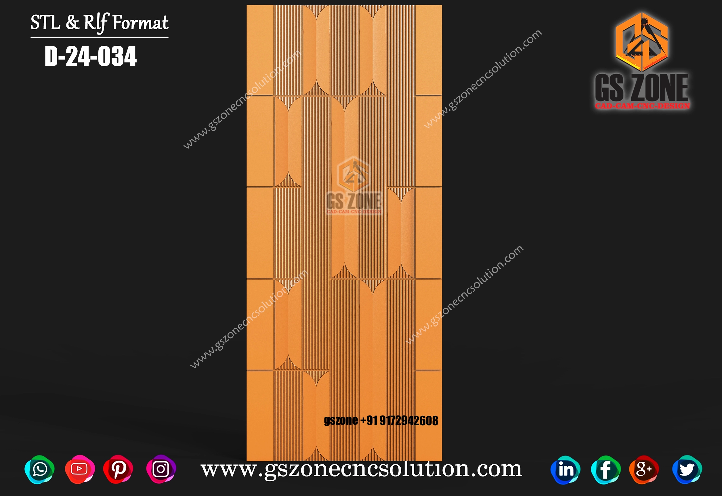 3D Texture Door D-24-034
