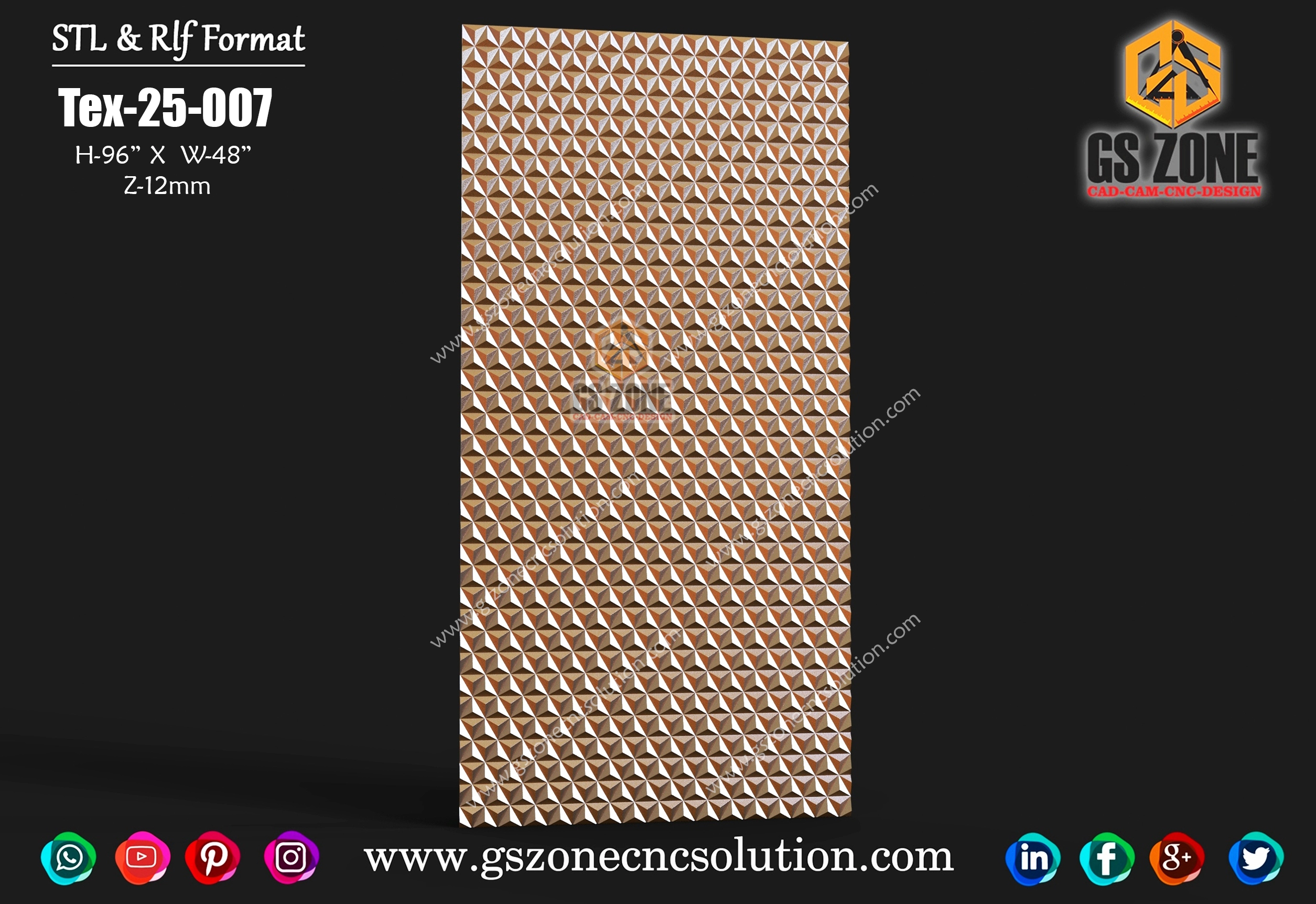 TEX-25-007 | CNC Texture Panel