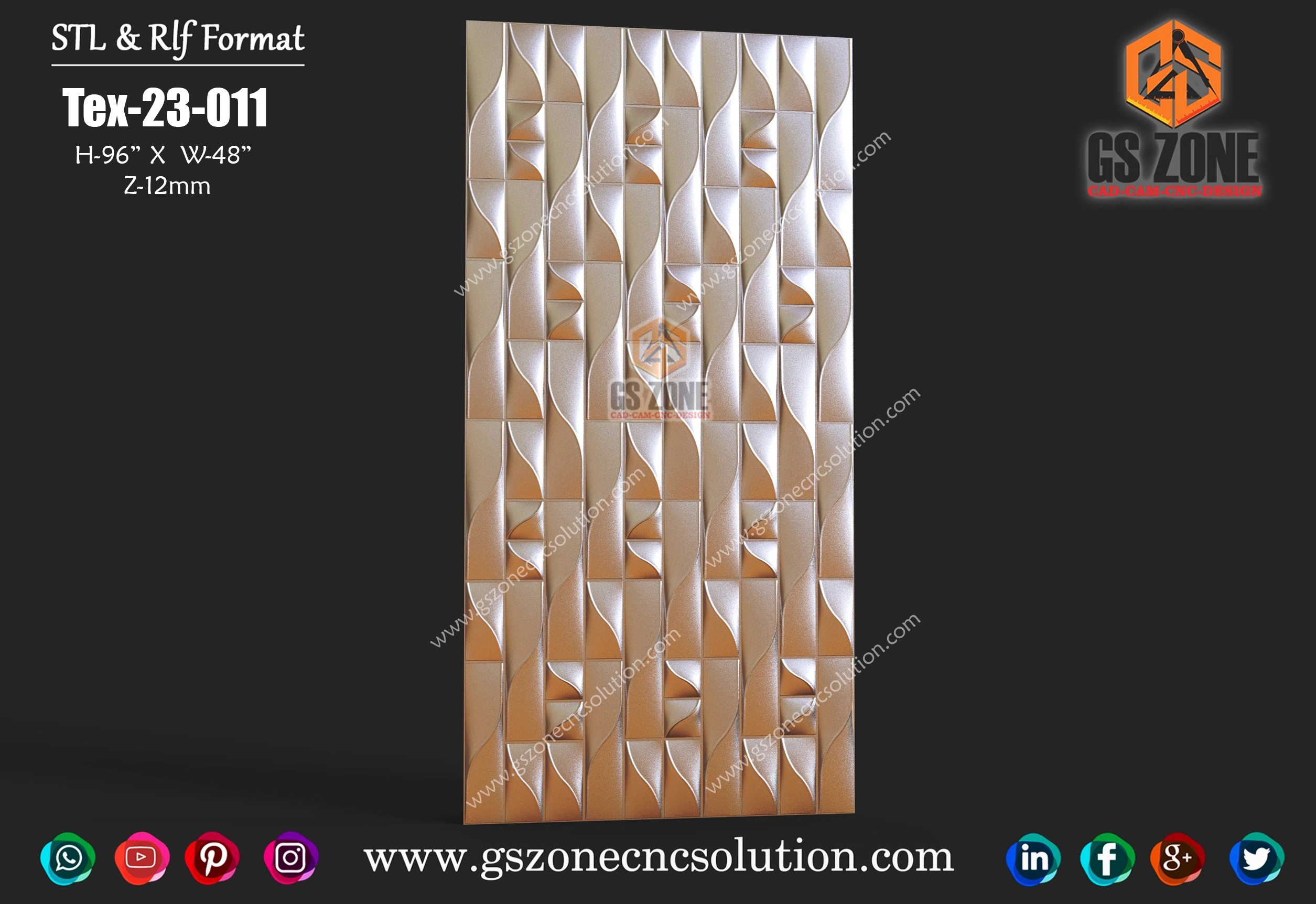 TEX-23-011 | CNC Texture Panel