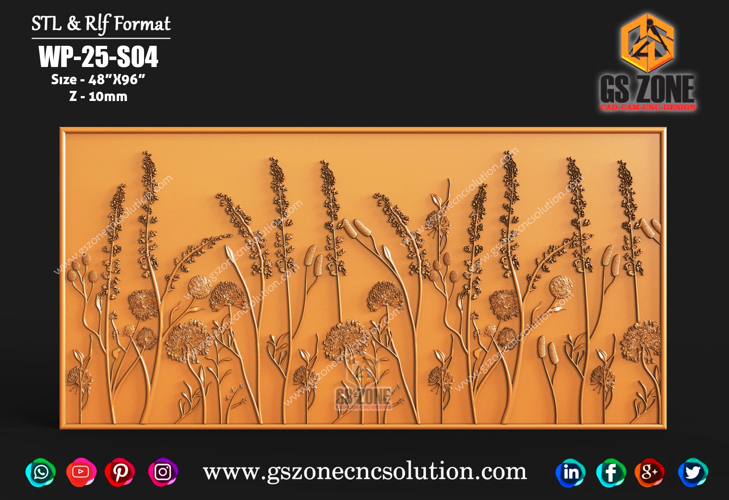 ✨ WP-25-S04 | Wildflower Meadow Panel Design ✨