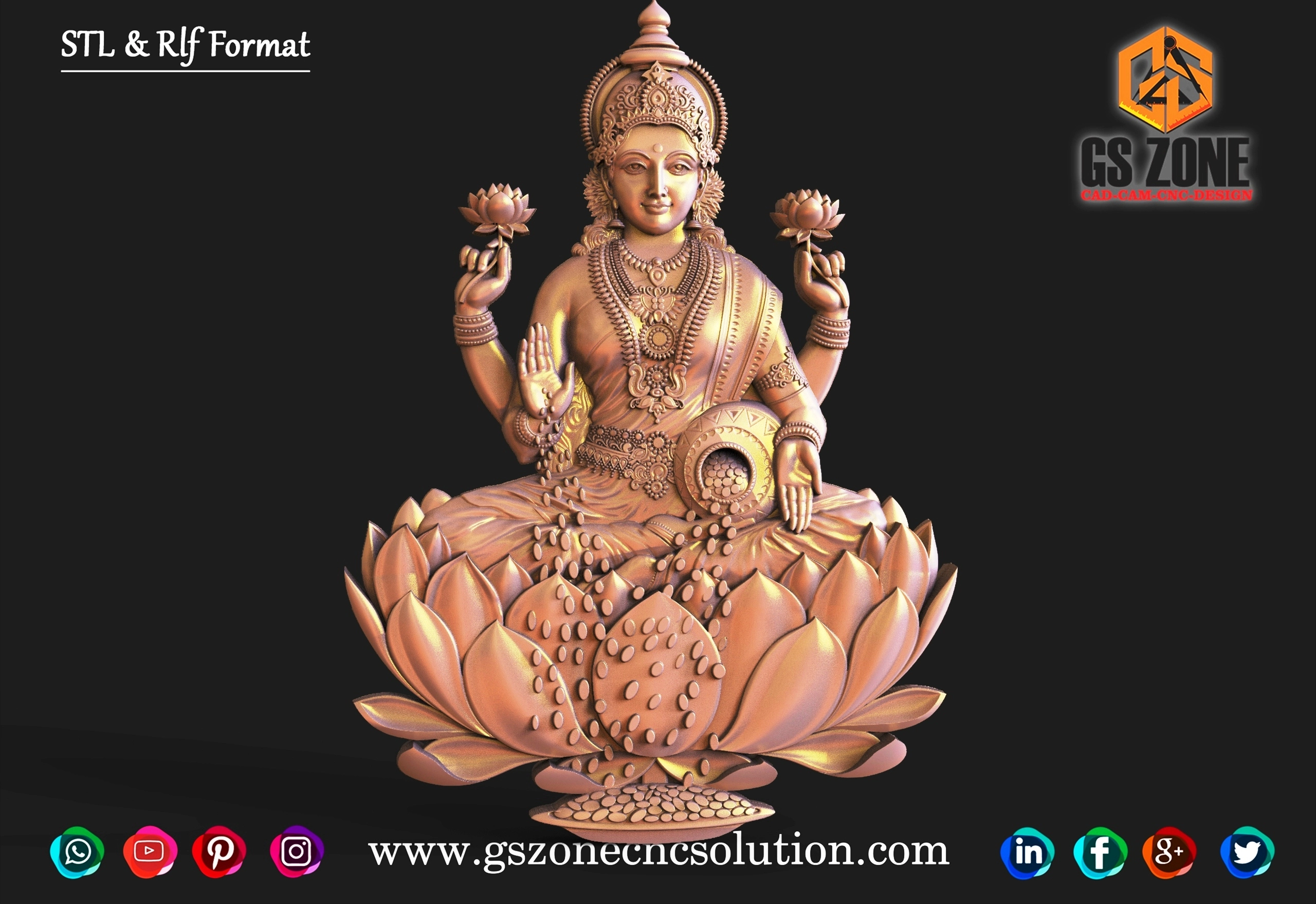 Laxmi Ji 3D file free  Download