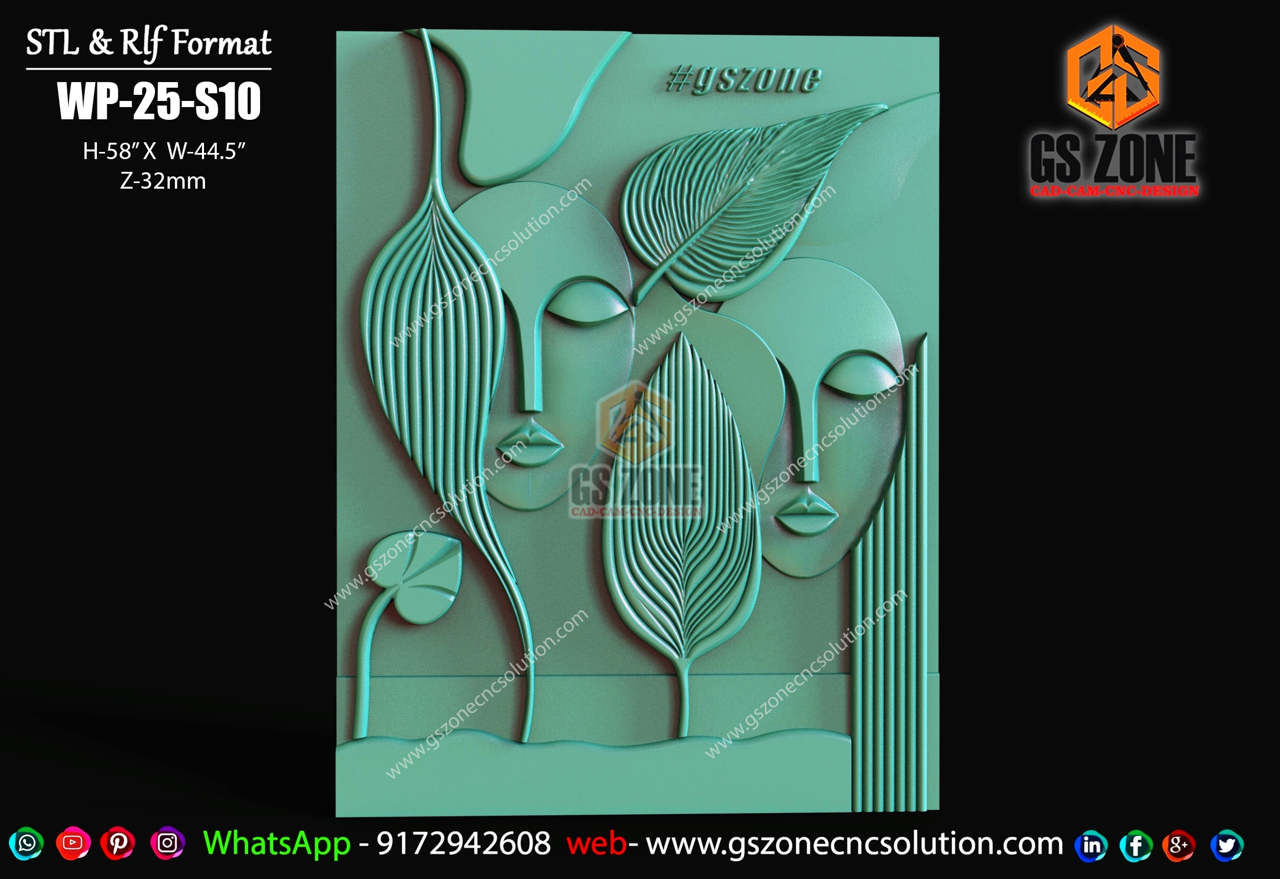 WP-25-S10 | Modern Faces Panel Design