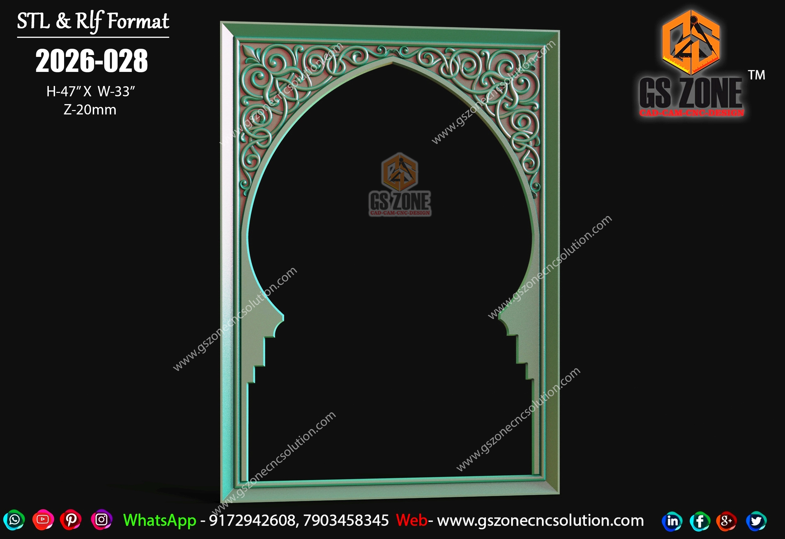 Premium CNC Arch Frame Design