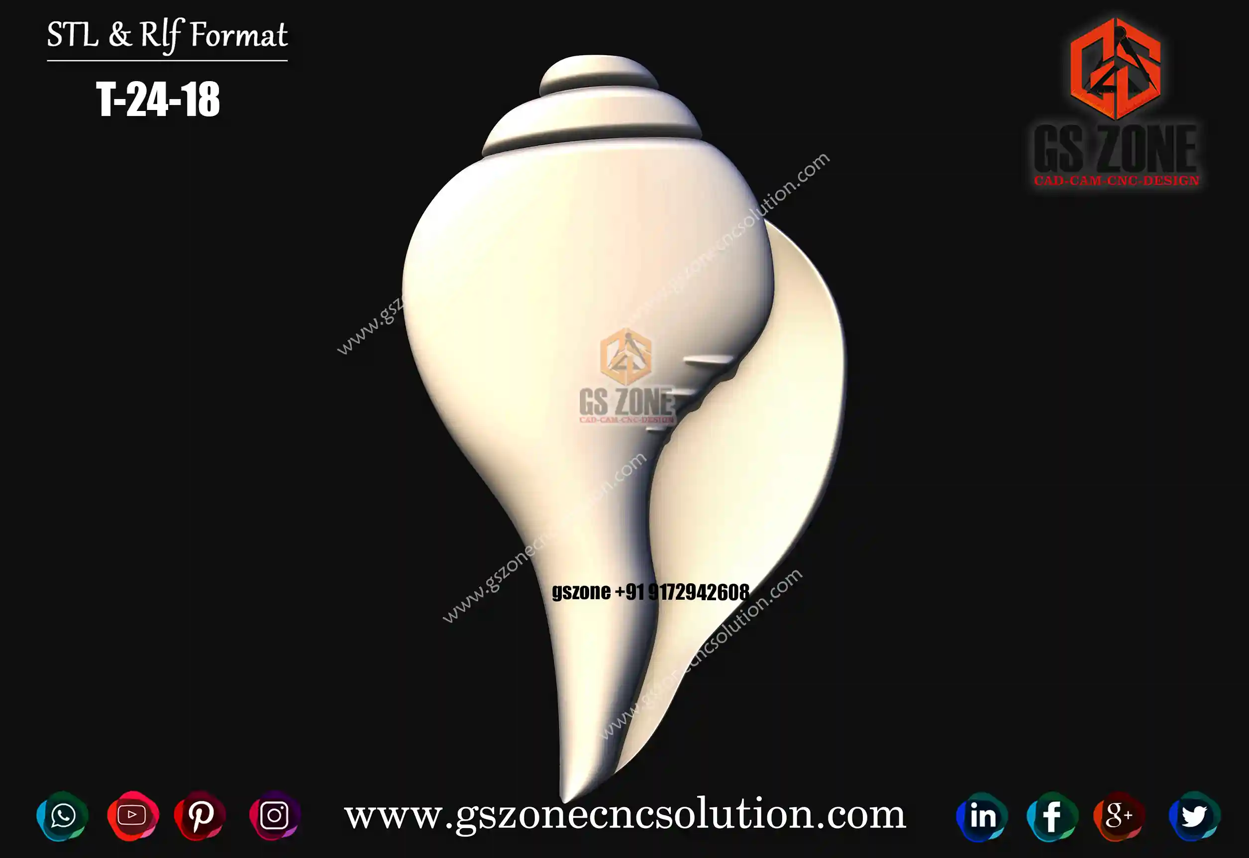Shanku 3D T-24-18 | GS ZONE CNC SOLUTION™
