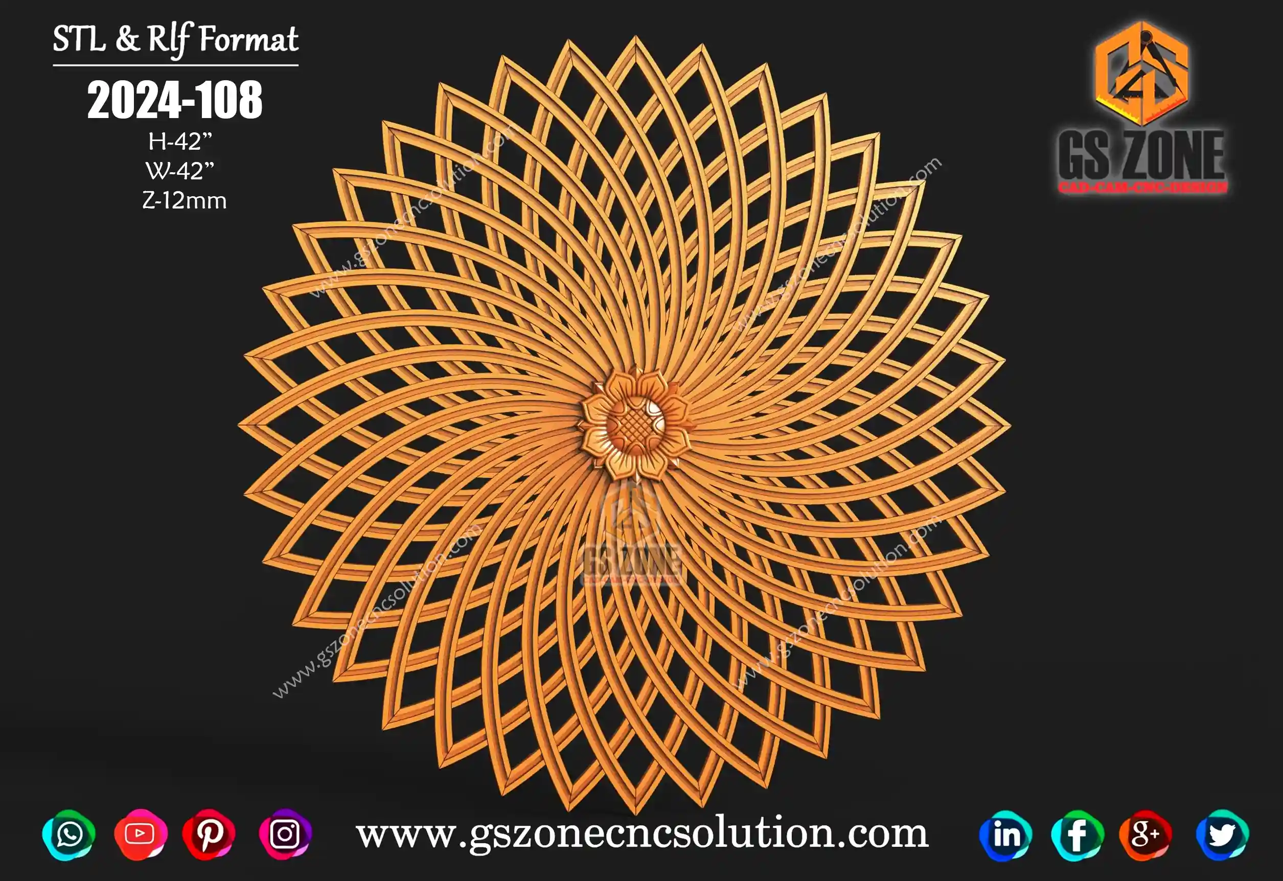 Round Texture Design | GS ZONE CNC SOLUTION™